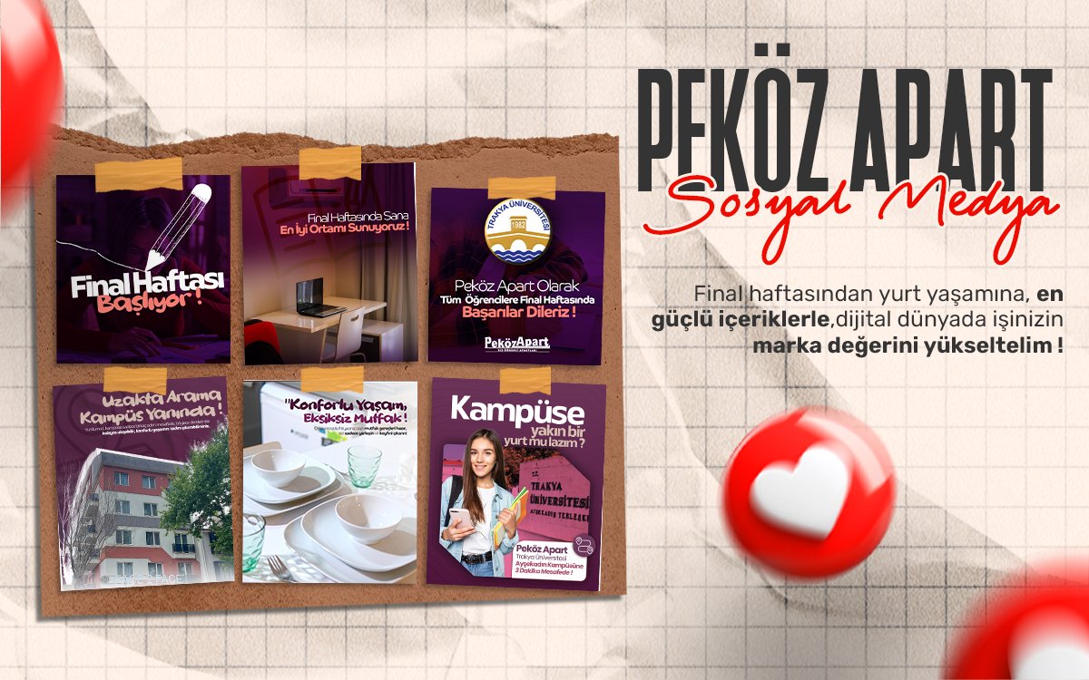 Peköz Apart Sosyal Medya 